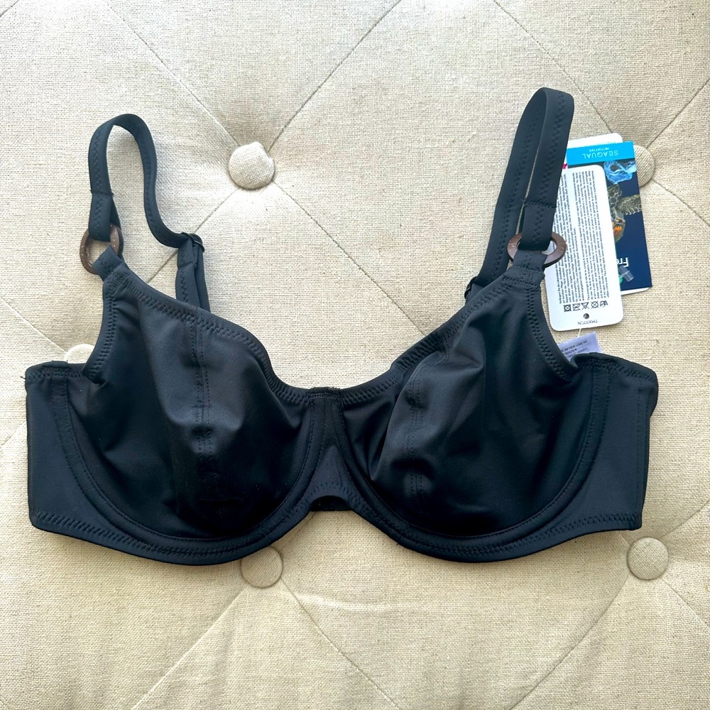 NWT 34DD Underwire Bikini Top from Bare Necessities